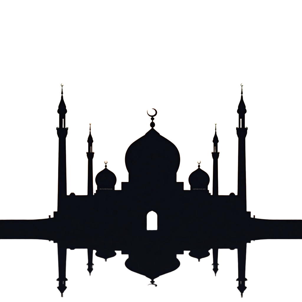 Majestic Mosque Silhouette